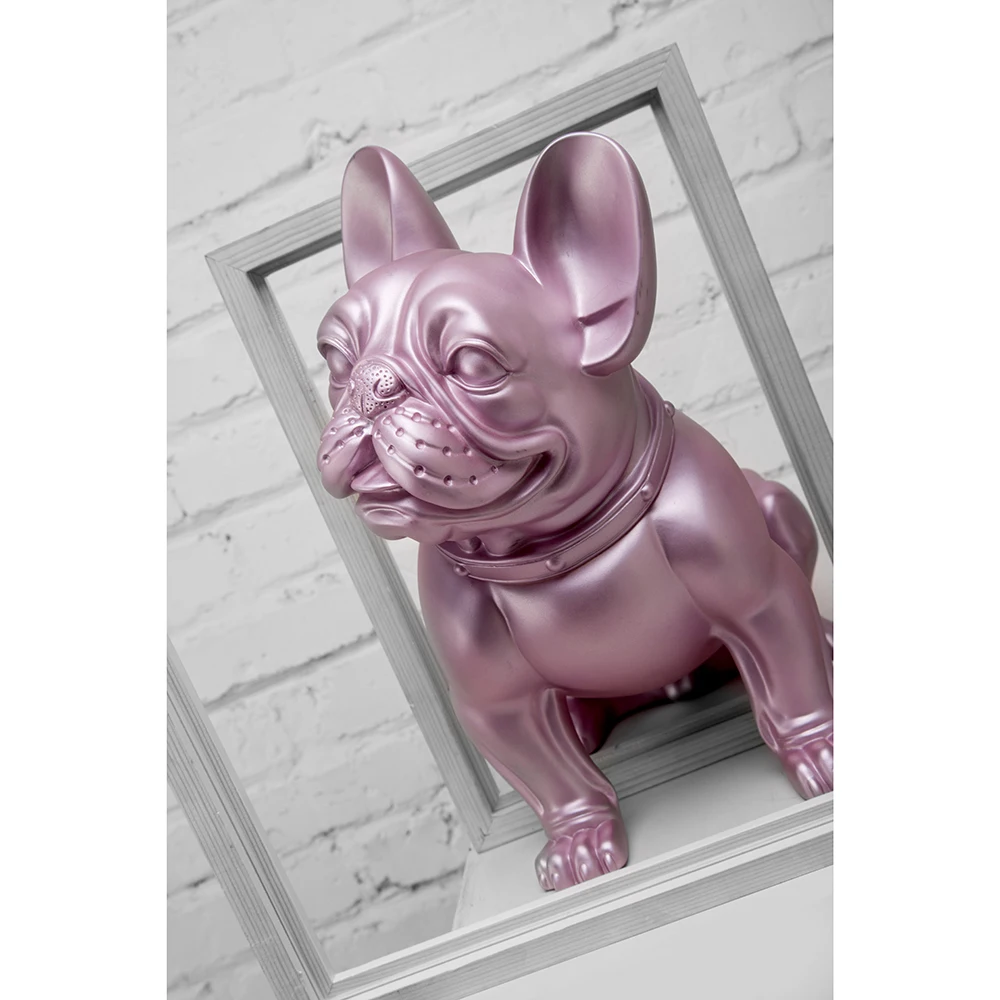 Custom Animal Clothes Display Plastic Model Bulldog Mannequin Shop Window Display Pets Clothes Dog Model