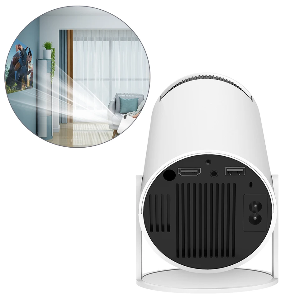 Dropshipping Intelligent Projector Automatic Chart WiFi Android Mini Home Theater Led Intelligent Movies Portable