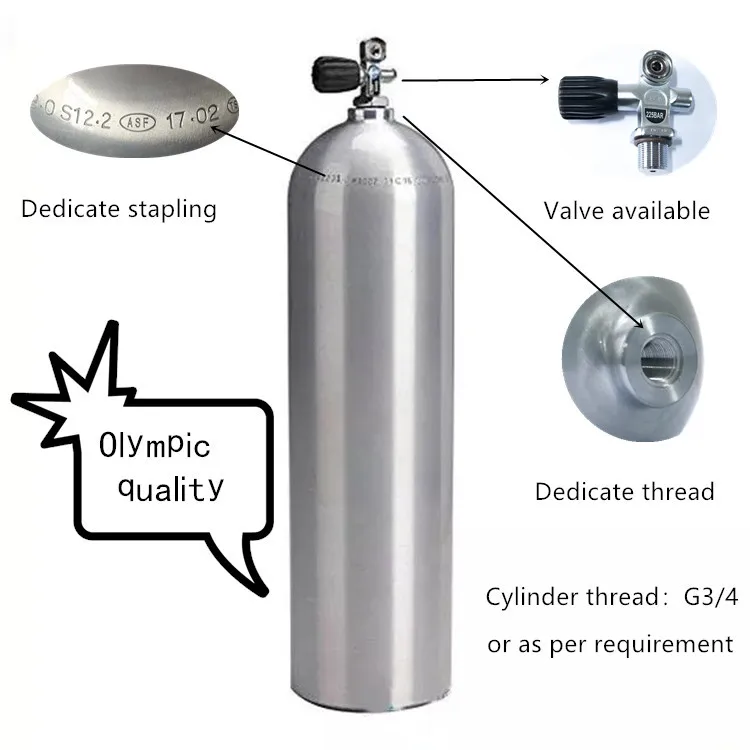 Scuba Diving Air Tank Factory Sale Scuba Tank Dive Hot Sale Tank Dive