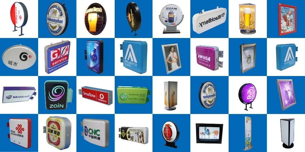 R40 R50 R60 Rotating Light Box Vacuum Forming Light Box Advertising ...