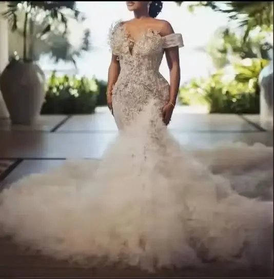 long sleeve wedding mermaid dresses Mermaid Wedding Dress with Long Sleeves,Chic Wedding Dress,WD00622, US4 / Black
