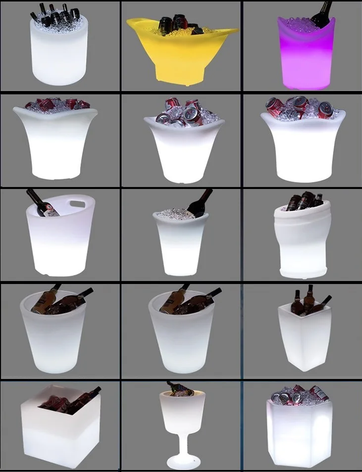 Hieleras Led / Smart And Green Led Ice Bucket Buy Led Illuminated Ice