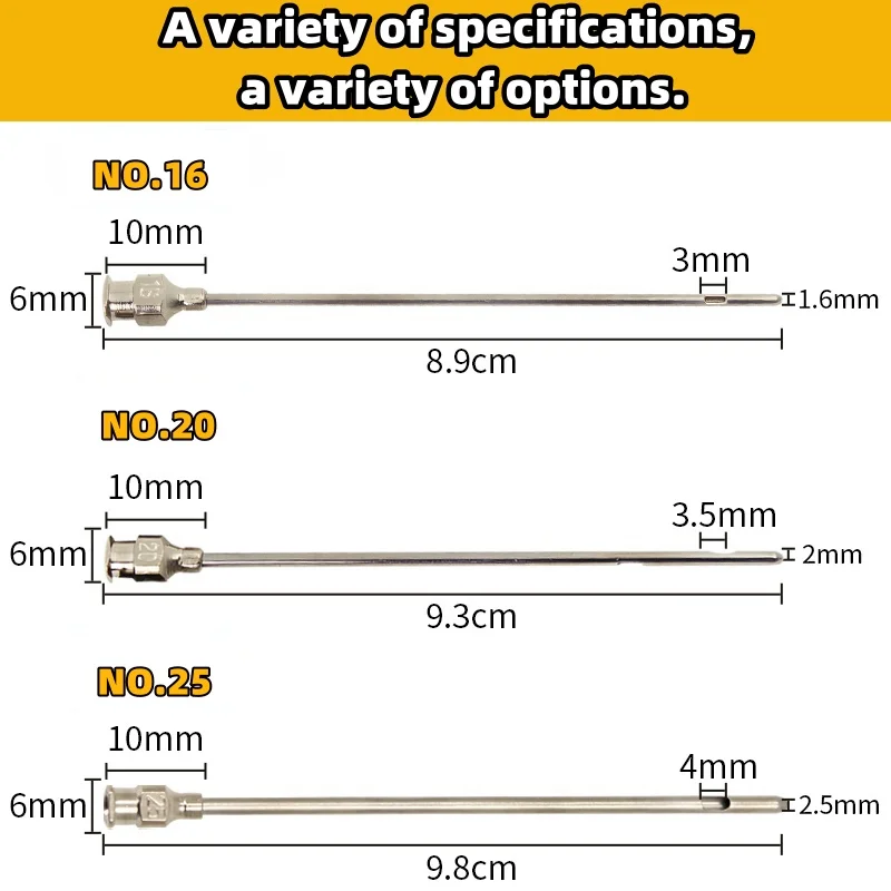 Veterinary Cow Mastitis Injection Cannula Needle for Passing Milk Specific for Cows