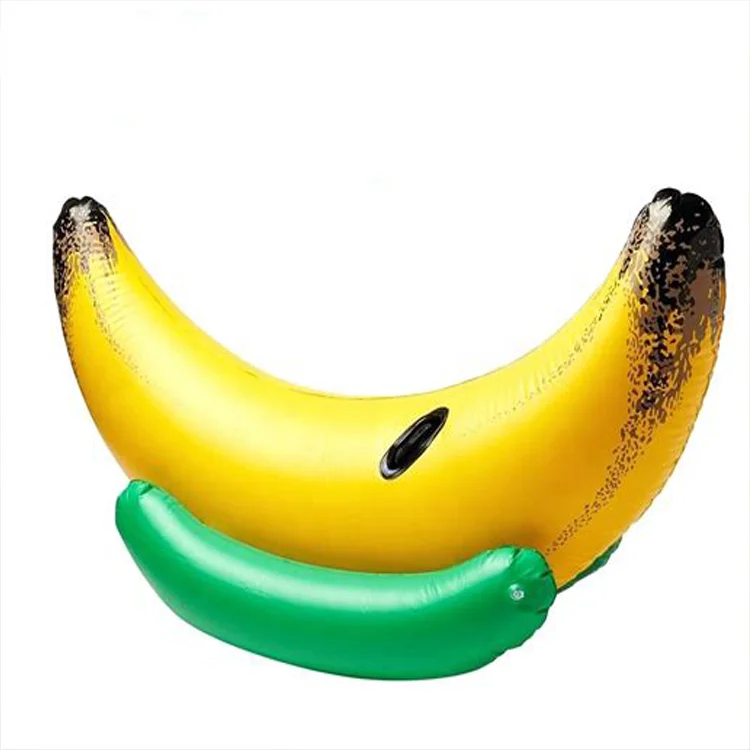 Children Adult Swimming Pool Floating Mat Inflatable Banana Shape