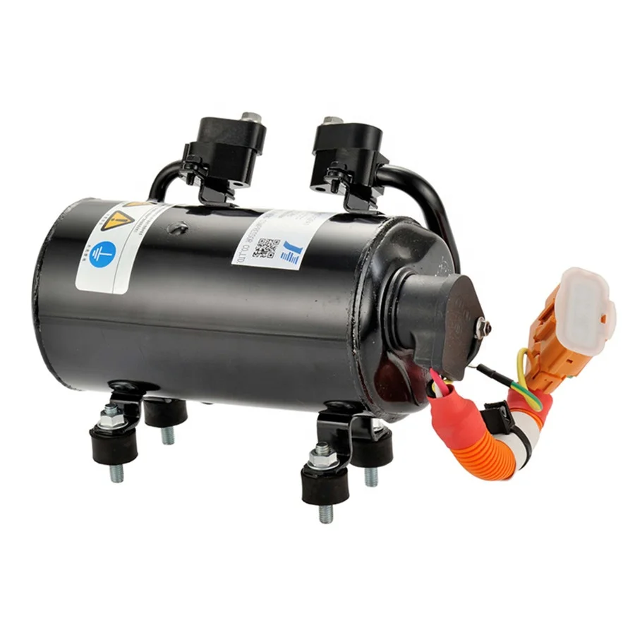 R134a Dc48v 7000btu Small  Rotary Refrigerator Compressor for Electric Car Vehicle air Conditioner