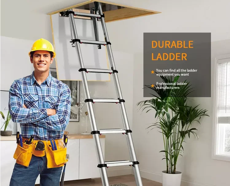 Double Joint Telescopic Ladder High Ceiling Ladder Other Ladders