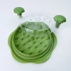 Tapa transparente verde