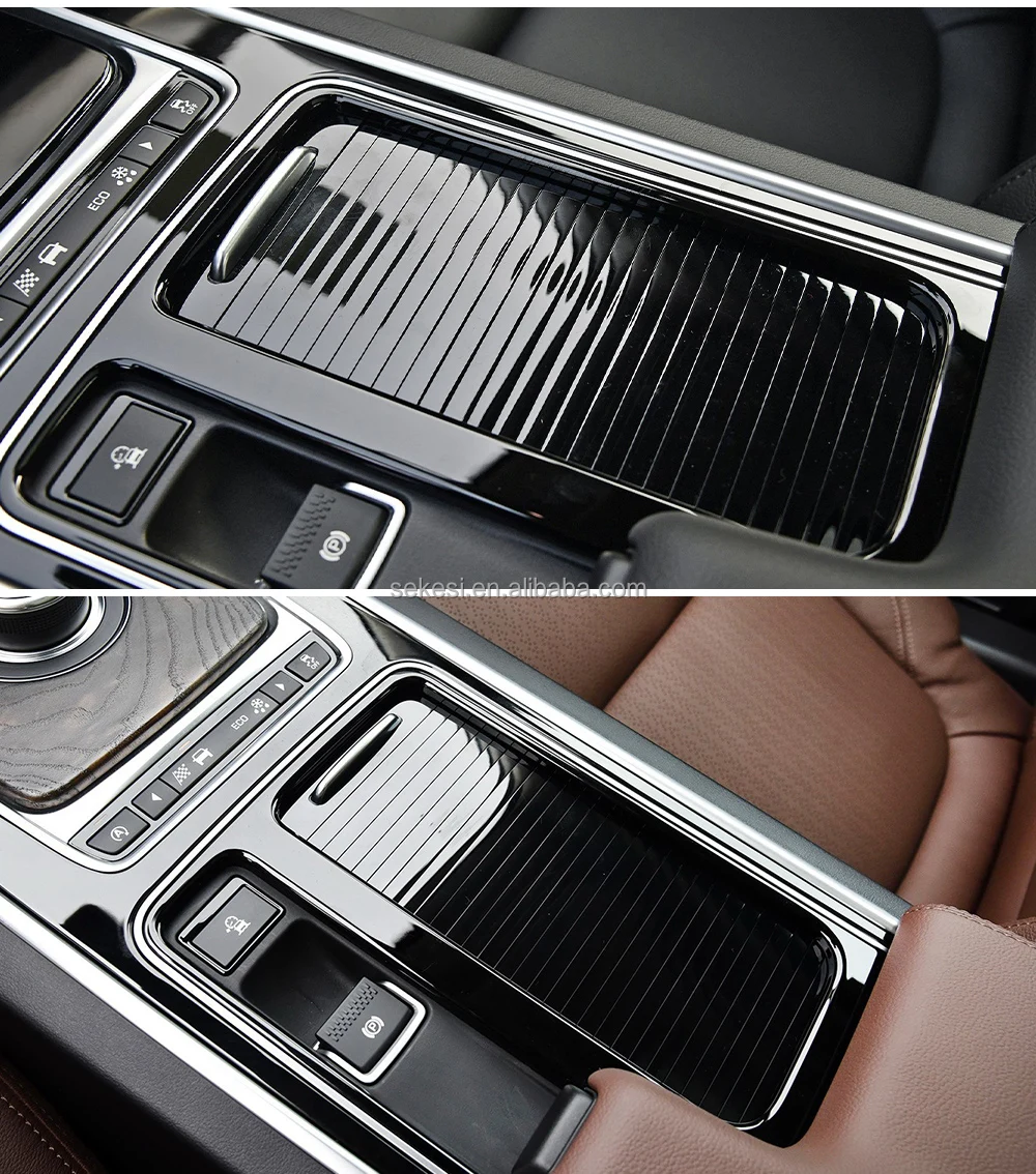 For Jaguar Center Console Water Cup Holder Panel Roller Cover Drinks
