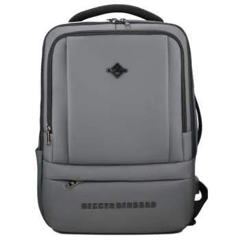Denggao 18 inch custom logo waterproof leather membrane material casual sports outdoor men's work travel laptop backpack