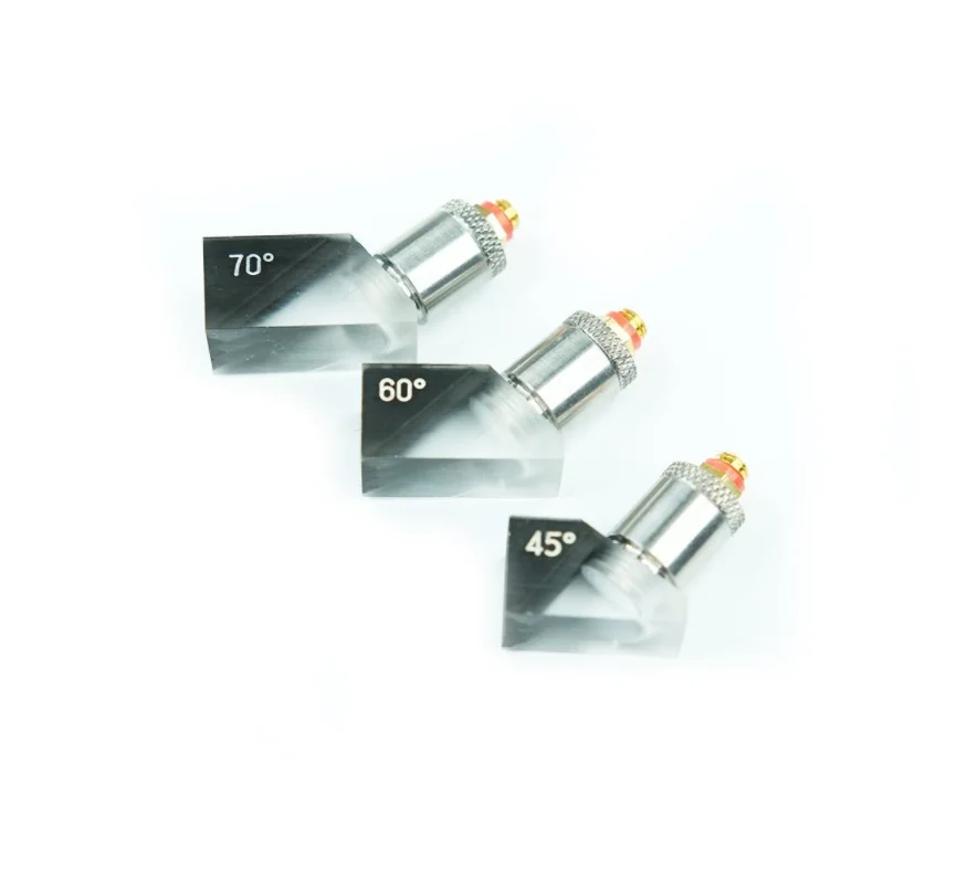 YUSHI OEM Small Angle Beam Transducer Interchangeable Wedge Ultrasonic