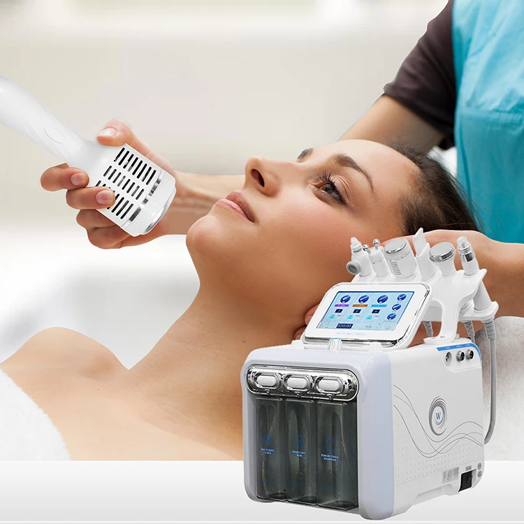6 в 1 Гидра H2O2 алмазная микродермабразия аппарат для ухода за лицом увлажнения