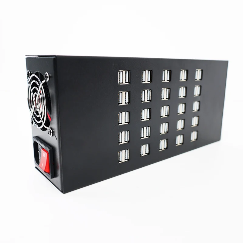 Support OEM/ODM Multi Charger Phone Testing Adapter 50 Dual Port USB Charging Station