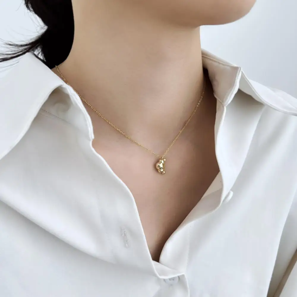 KAKODIY Special Shape Gold Plated Luxury Fashion 925 Sterling Silver Jewelry Pendant Women's Necklace detail 3