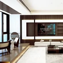 Eco Friendly Natural Acoustic Slat Wall Panels Mdf Acoustic Panel Wooden Veneer Wood Panel for Interior Wall and Ceiling