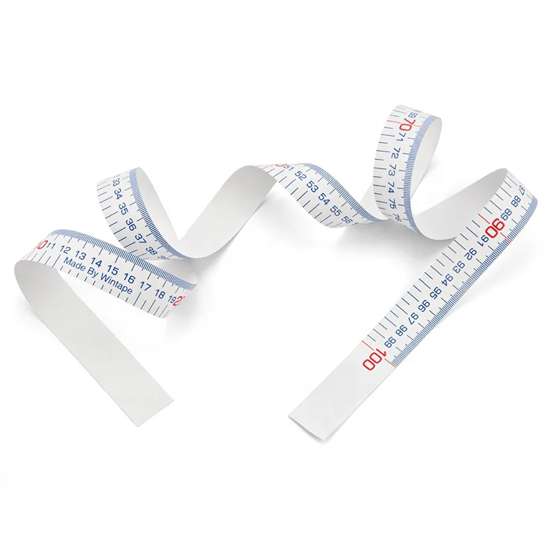 Wholesale High Quality OEM Waterproof 1m Fish Measuring Sticker Tape Ruler Fish  Tape Measure From m.