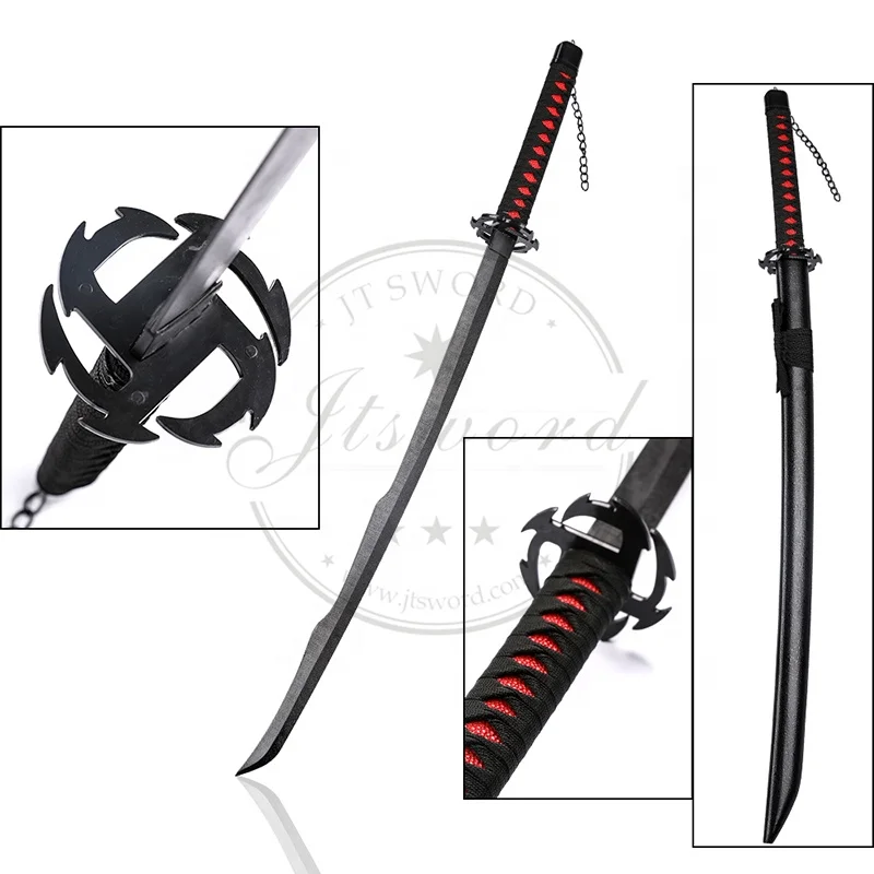 Japanese Bleach Ichigo Cosplay Samurai Sword Wooden Buy Japanese Sword Bleach Cosplay Sword Wooden Samurai Sword Product On Alibaba Com