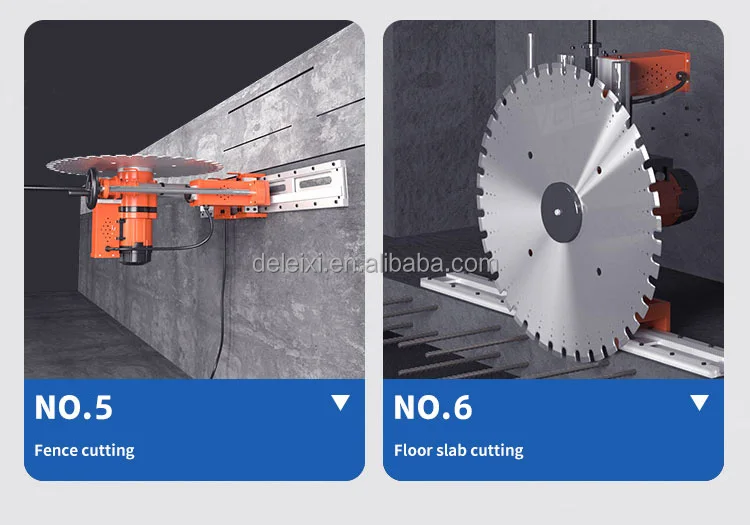 Multifunctional Concrete Wall Cutting Machine Wall Chaser Cutting Machine Grooving Concrete Wall Power Saw Cutting Machine