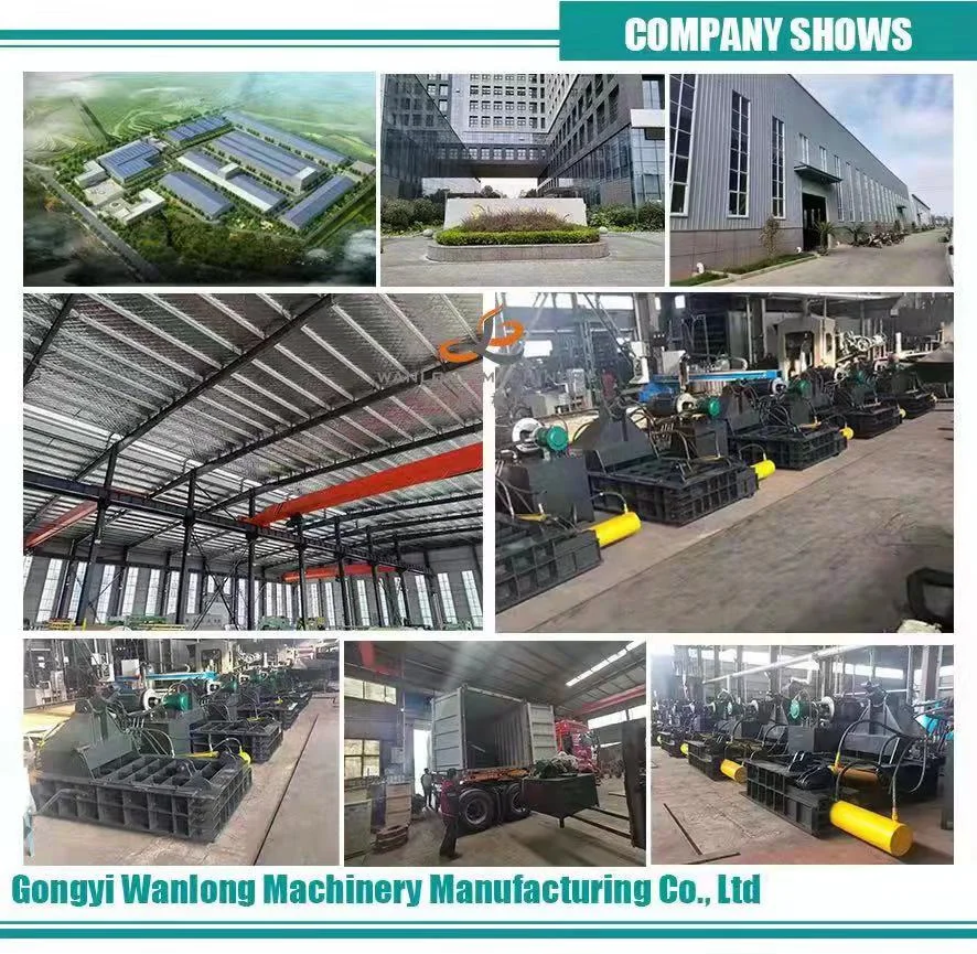 Scrap Metal Compactor Baler Car Hydraulic Compression Machine