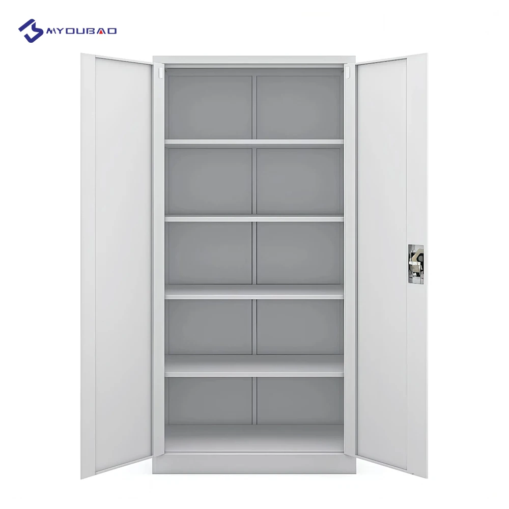 Modern 2-Door Metal File Cabinet