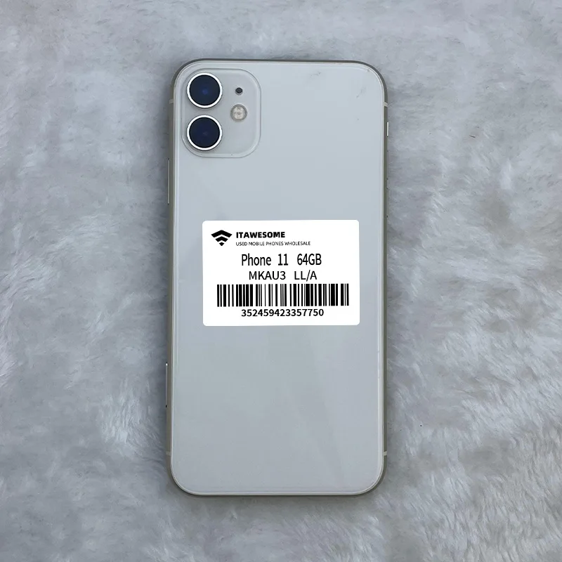 Grade B Wholesale Phone 11 Smartphone Cellular 64GB Storage Used Mobile Phones Unlocked US Version Led Display Used Cell Phone