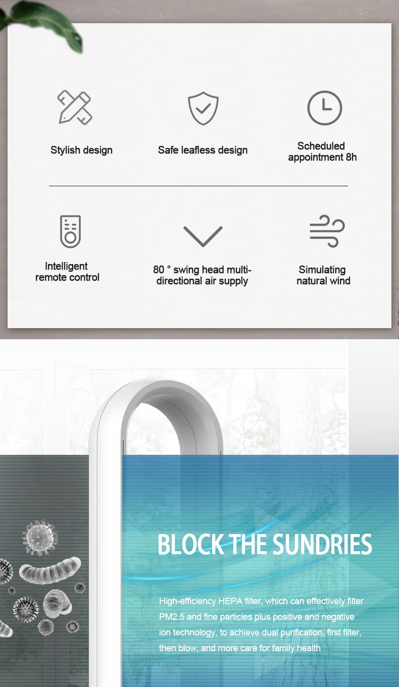 Air Purifier, Portable, 30W, Plastic - detail 14