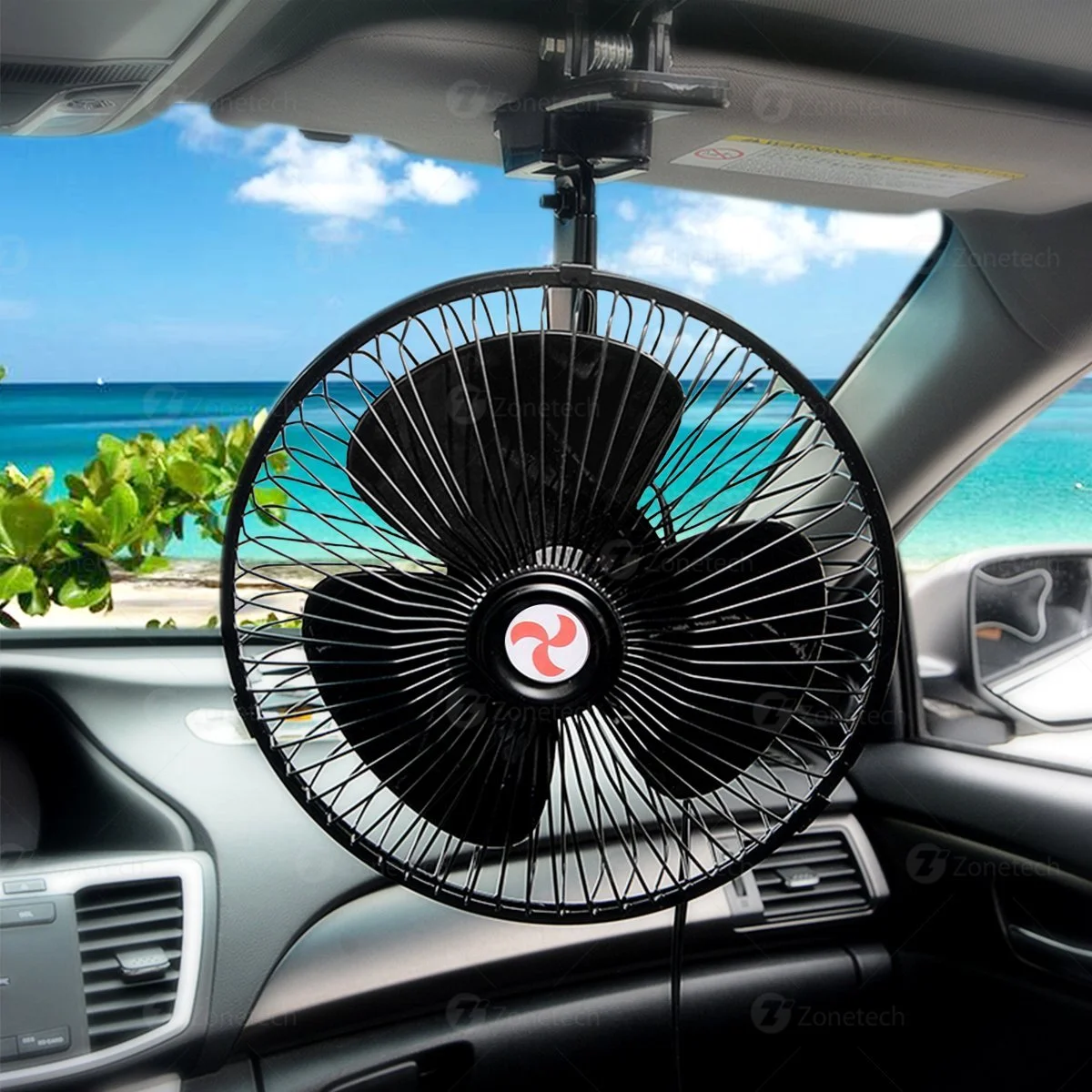 Портативный Автомобильный Вентилятор охлаждения 12 В постоянного тока