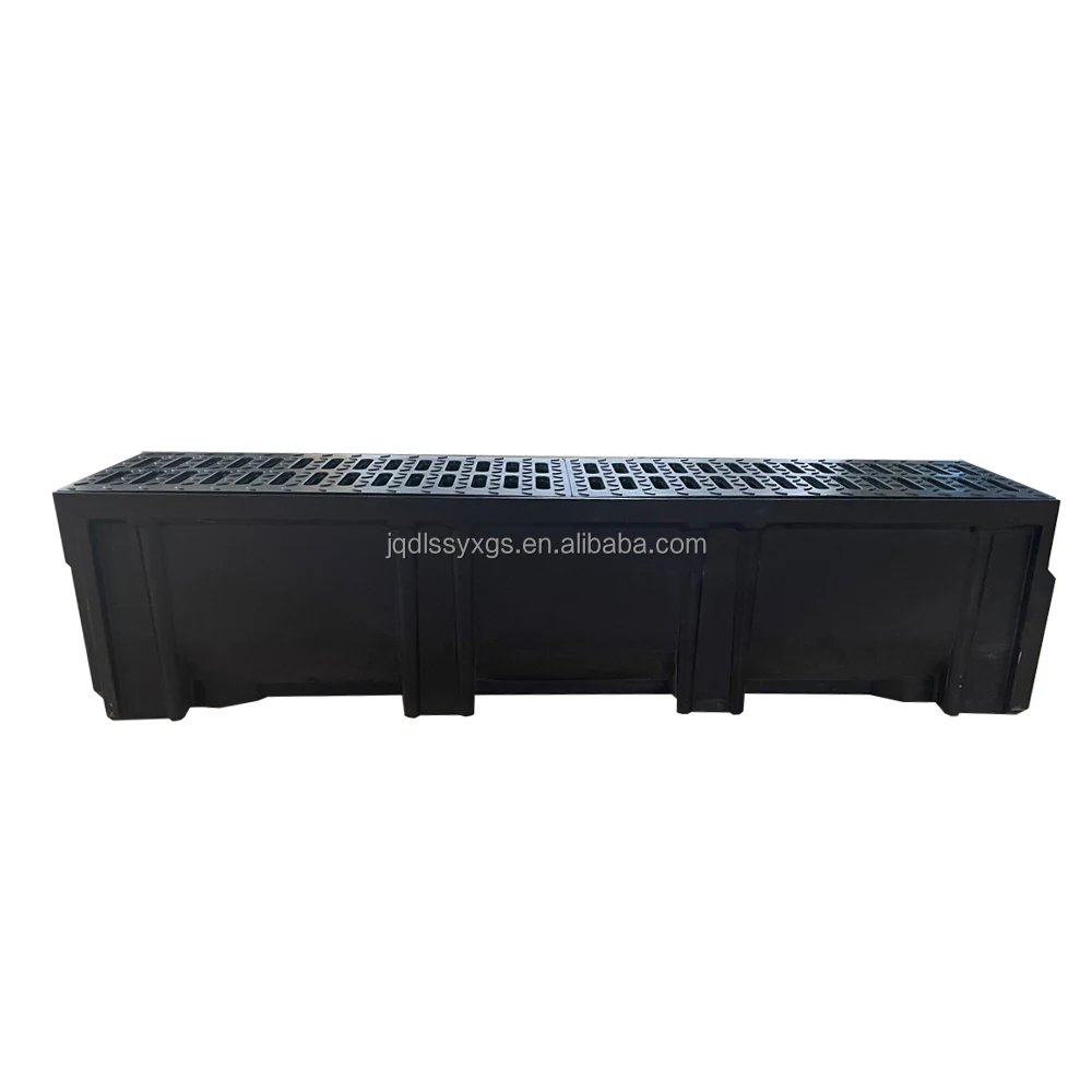 SMC GRP FRP Drain Channel with Linear Grating Cover