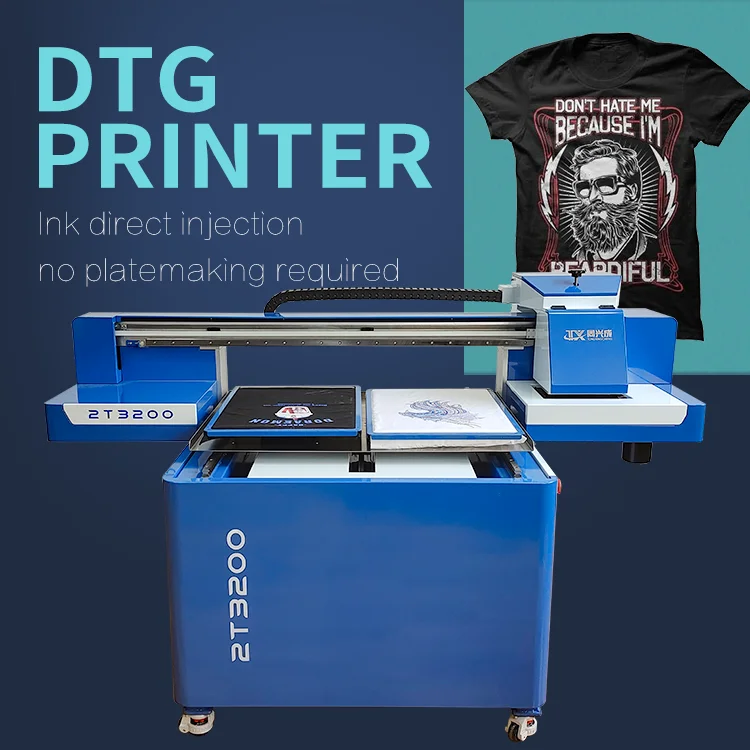 PrInting Machine Industrial Eco Friendly t Shirt Ink Brother Gtx DTG Manufacturer Printer M6