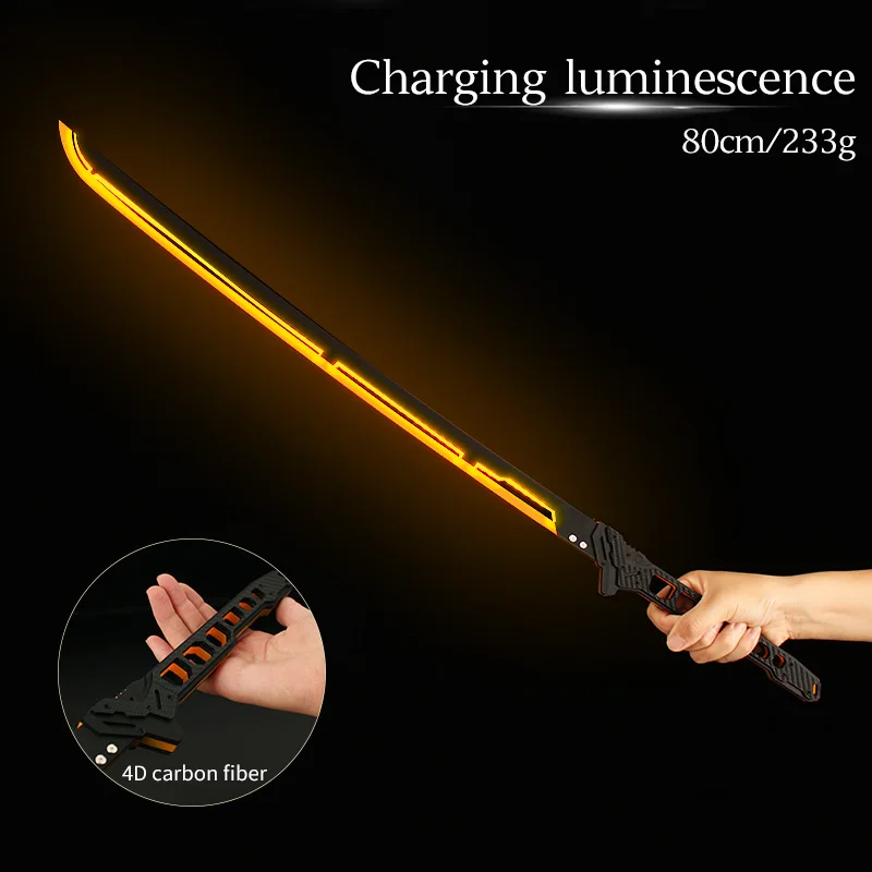 カタナ80cmLEDルミナスソードLEDライトサイバーパンクナイフモデル