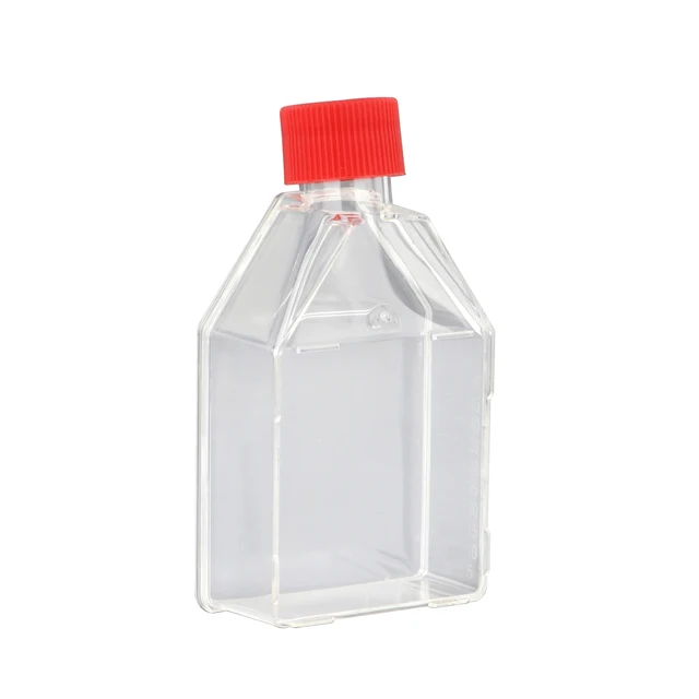 Stacking Design Easy Operate Sealing Cover Plastic Tc Treated Sterile T75 Cell Culture Flask For Laboratory