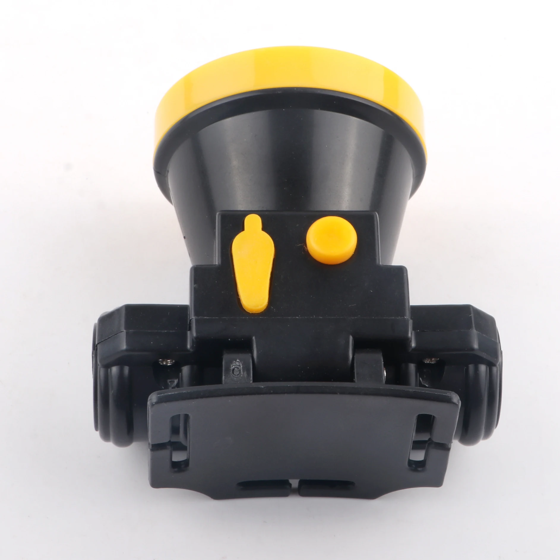 High Performance Rechargeable LED Flashlight Headlamp Water Resistant Plastic Body Hiking Emergency Hunting Battery Power Source