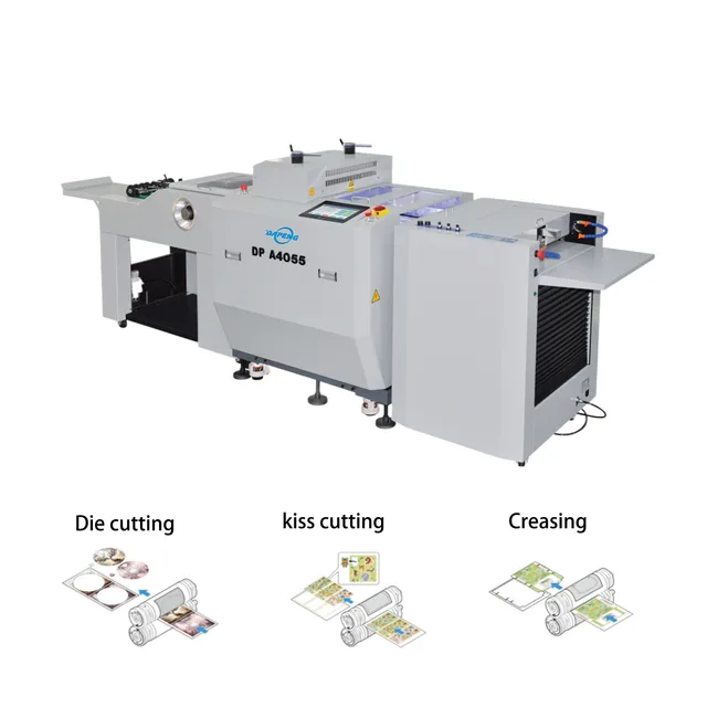 DP-A4055 Automatic Tag die cutting machine and creasing machine rotary die cutting machine