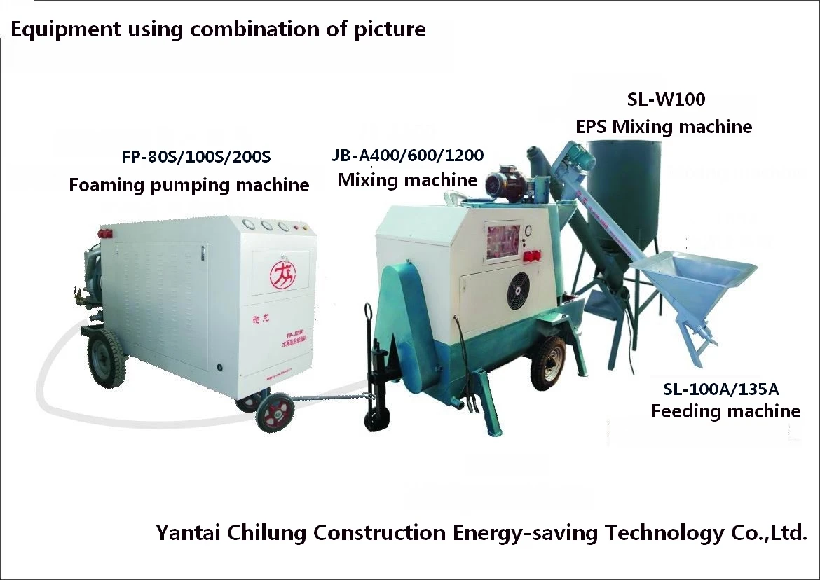 Cellular Lightweight Concrete Conveying Pump Foam Generator Machine