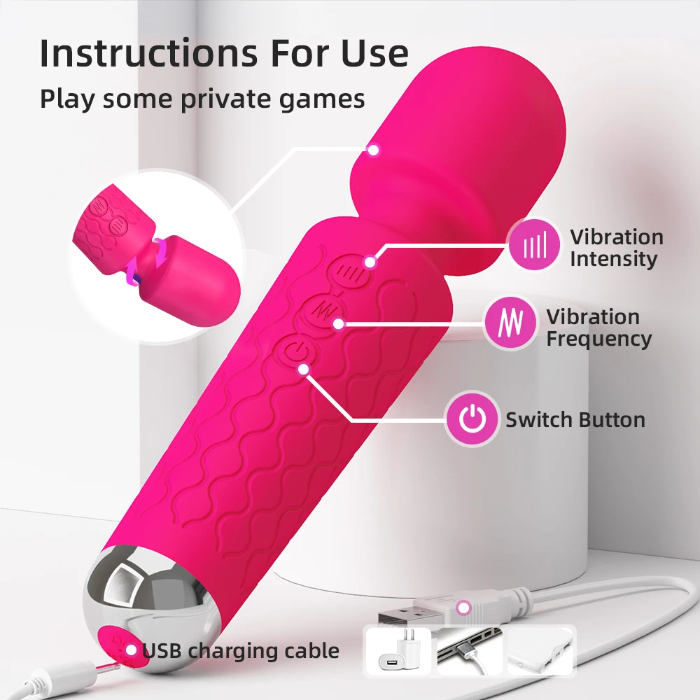 massager sex toy Magic Wand Micro Vibrator