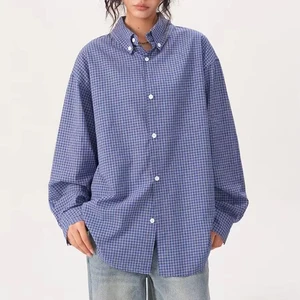 Custom High Quality Women's Casual Satin Tops Shirt Blouse Long Sleeve Turn-down Collar for Spring Summer