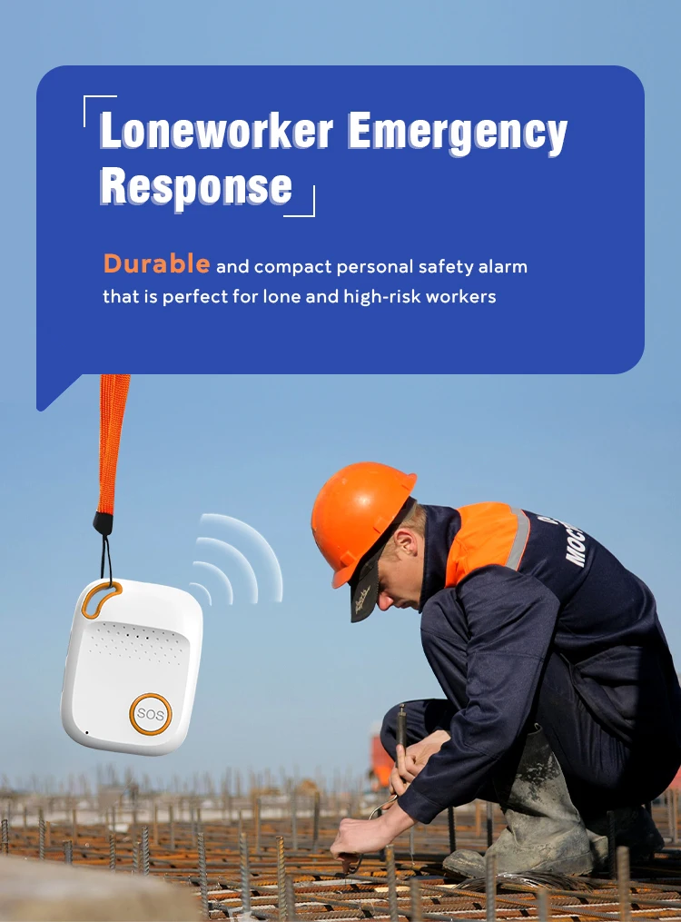 Man down System - Lone Worker Monitoring with GPS Tracker