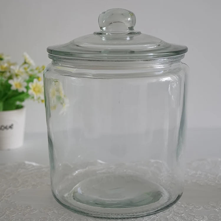 30 oz Round Shaped Storage Food Jar for Cookie Storage & Preservation