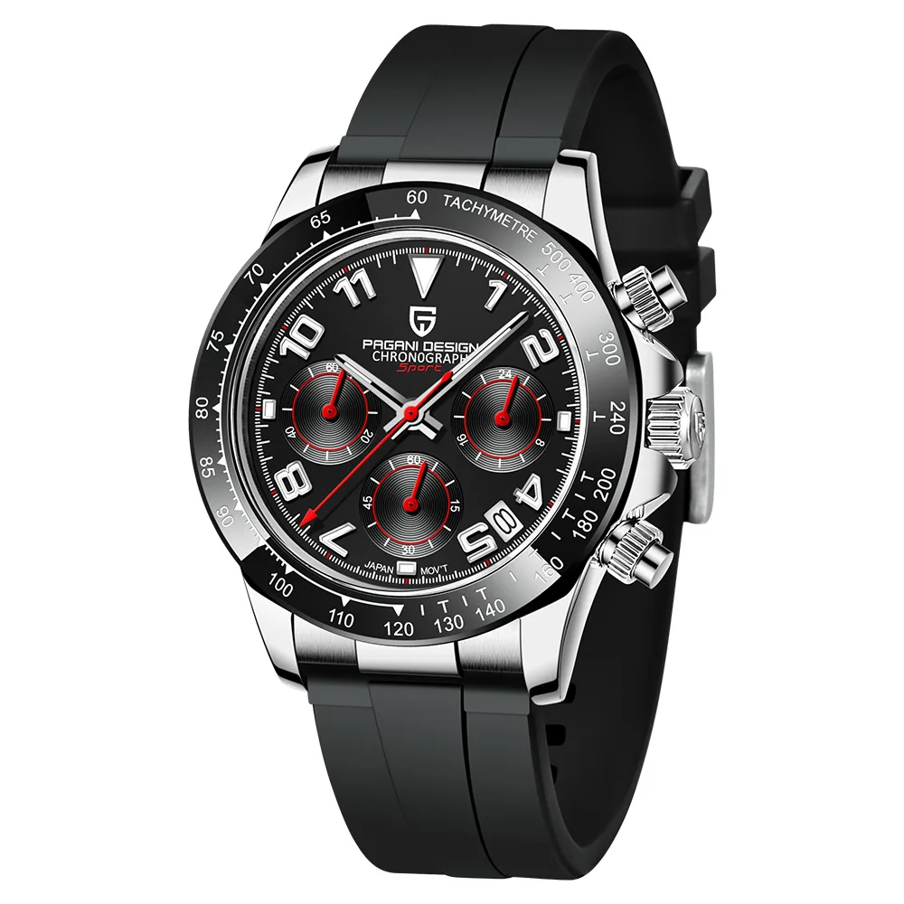 Pagani Design 1687 Men's Quartz Watch - Futuristic & Waterproof