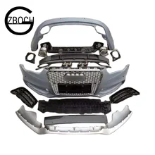 RS5 bodykit For 2012 2013 2014 2015 Audi A5 upgrade RS5 Front car bumper Grill Rear car bumper diffuser