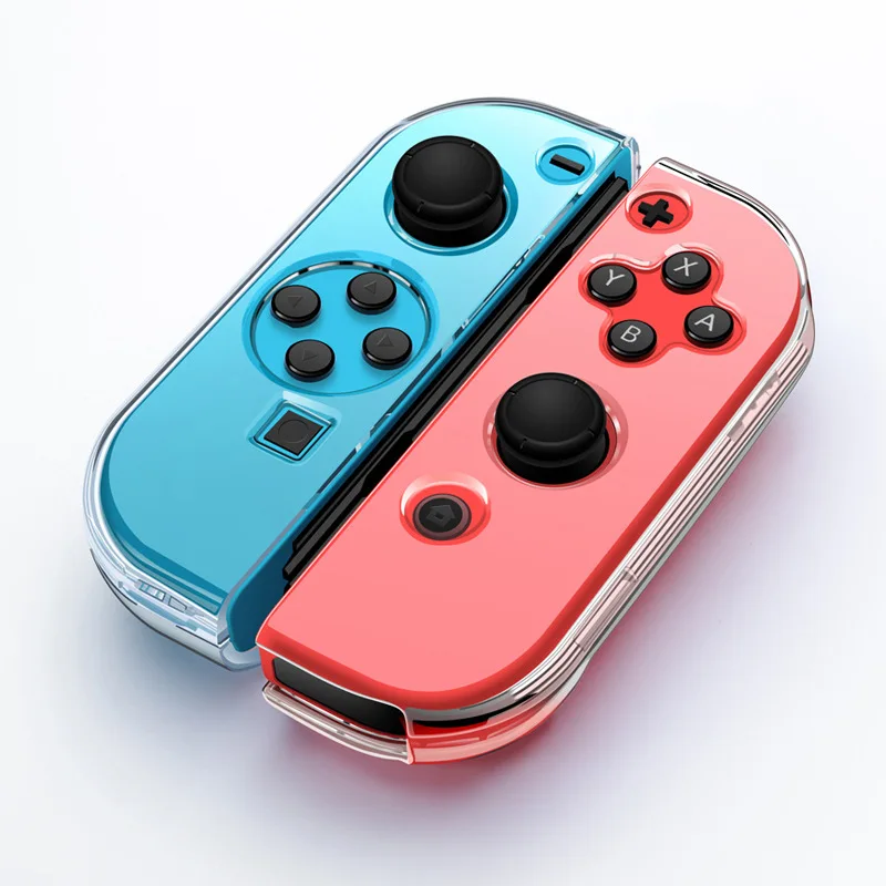 product laudtec custom luxury hard case for nintendo for switch joy cons crystal pc covers clear anti dust game accessories model mc1221-3