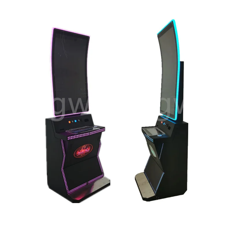 New Arrival Gaming Metal Skill Game Machine 43 Inch J Curved Monitor ...