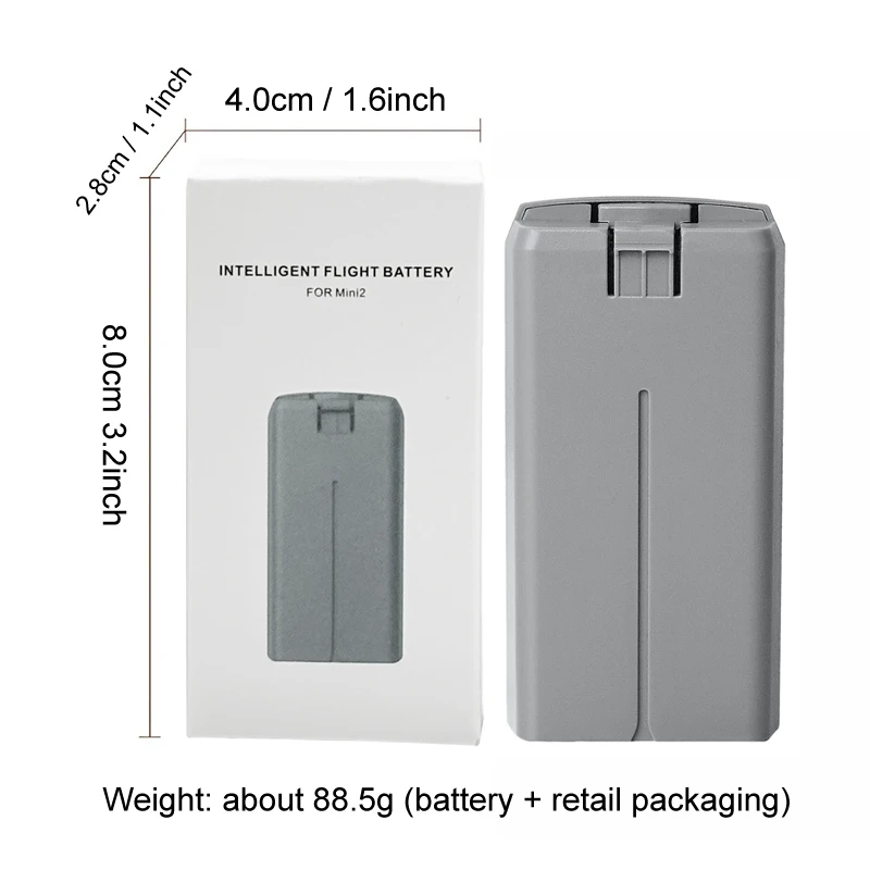 DJI Mini 2/Mini 4K/Mini SE/Mini 2 SE 2400mAhインテリジェントバッテリー