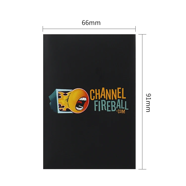 Custom Trading Card Sleeves Art Printed on Matte CPP Plastic Laminated with BOPP Material for Industrial Use