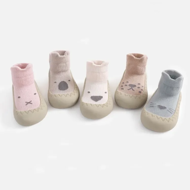 Wuyang Factory Toddler Shoes Socks 6-12 Months Old Baby Shoes Socks ...