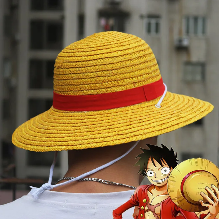 日本のアニメワンピースルフィファッションユニセックスビッグコスプレビーチバイザー太陽わら帽子 Buy アニメビーチバイザー太陽わら帽子 Product On Alibaba Com