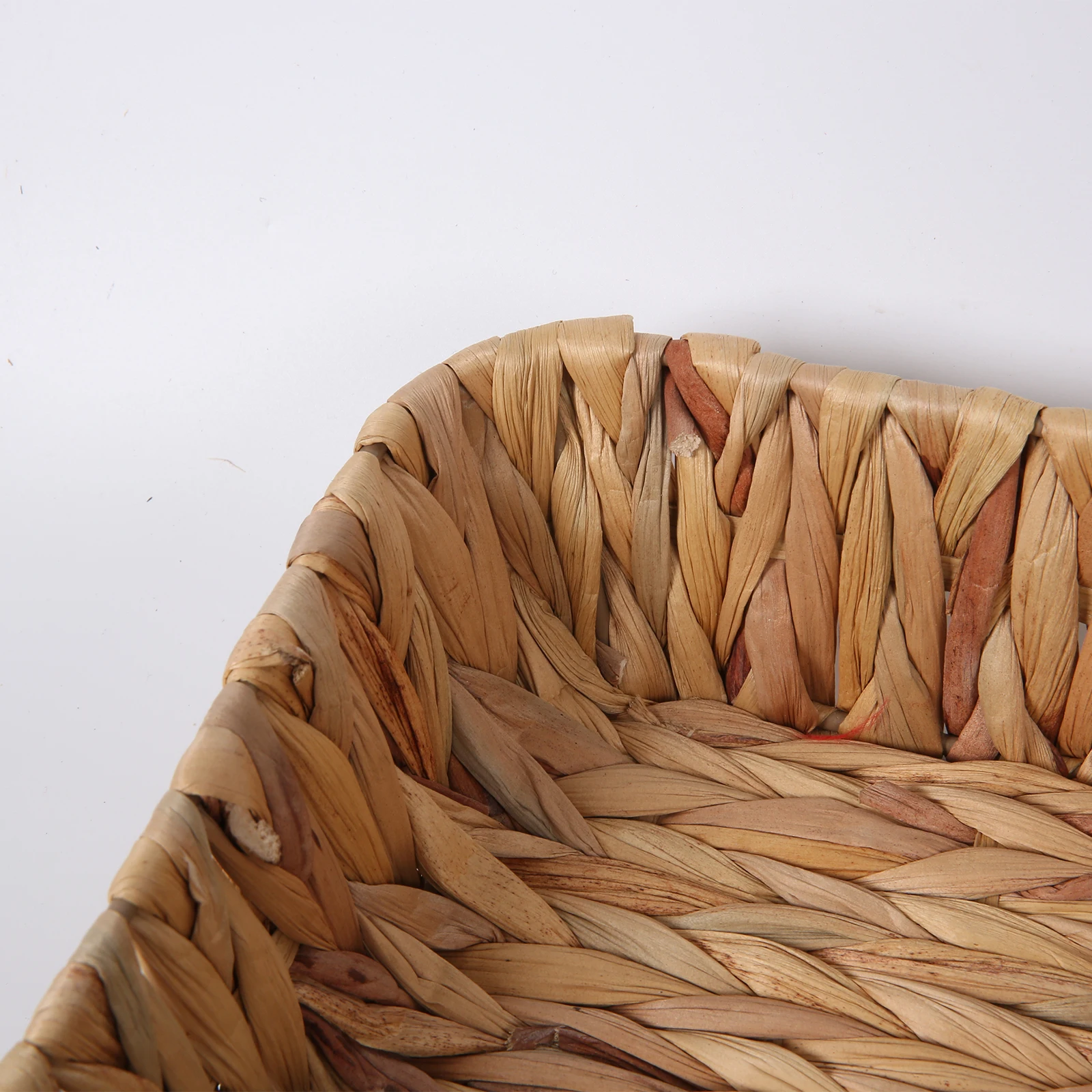 water hyacinth straw fruit basket tray junian home arts