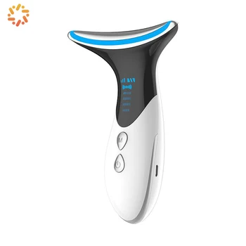 Ultrasound Neck Wrinkle Remover Skin Care Sonic High Frequency Multi-function Beauty Equipment ABS Back Neck Massage Machine