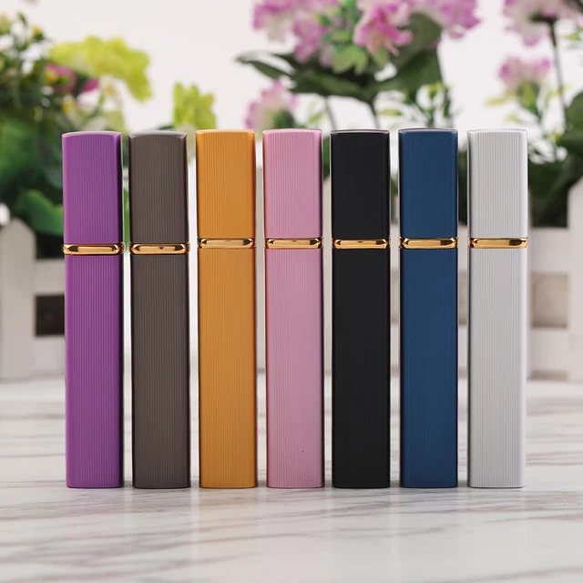 12ml Aluminum Perfume Atomizer Refillable Travel Glass Bottles for Carrying Your Favorite Fragrance