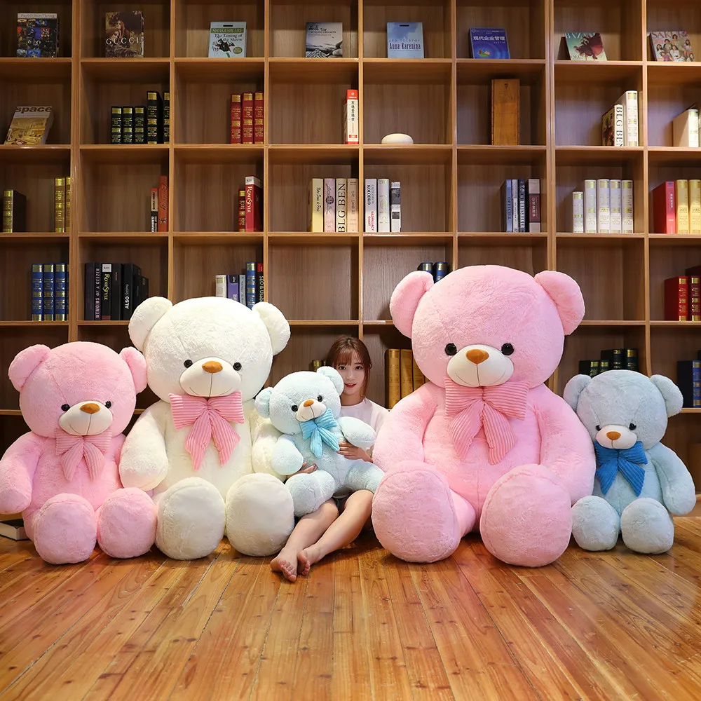 Hot Sale Giant Teddy Bear With Heart Plush Toy Soft Stuffed Animal Doll