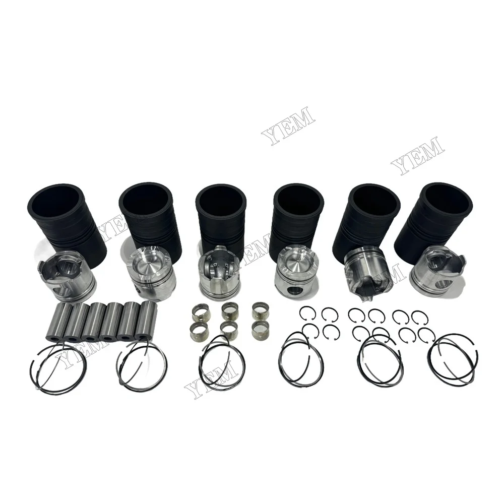 Cylinder Liner Kit Fit for Mitsubishi S6A3 Engine 2